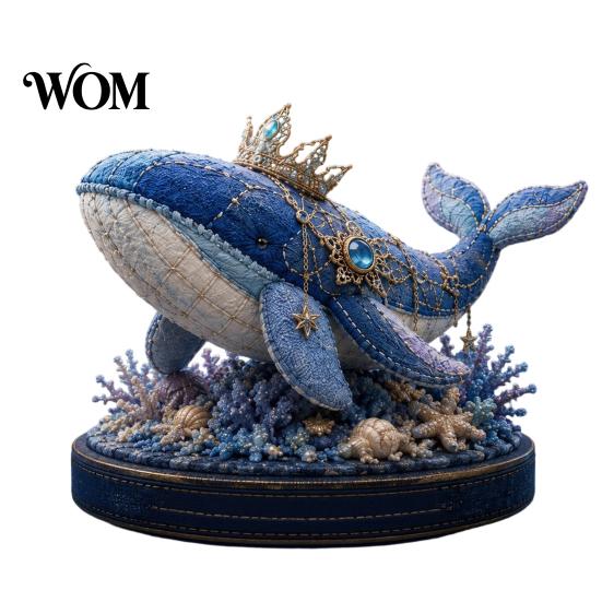 Meeres-Tier-Zubehör-Set DIY Patchwork-Puppe-Set, Handgemachtes Wichtel-Nähset Stoff für Heimdekoration, Stoff-Cartoon-Drachen-Bastelset Anfänger Dekorativ