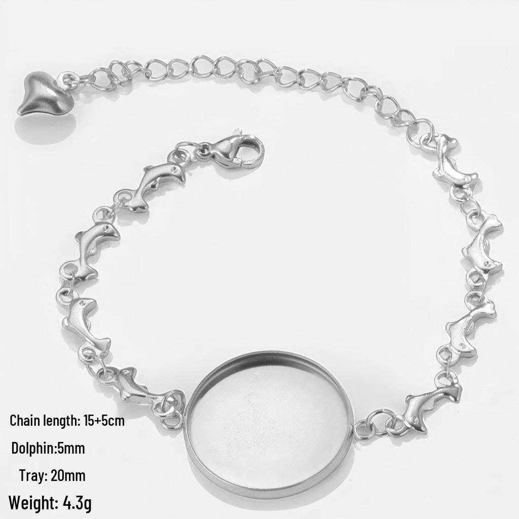 

Набор для изготовления браслетов своими руками с 20-миллиметровым подносом для часового механизма из нержавеющей стали