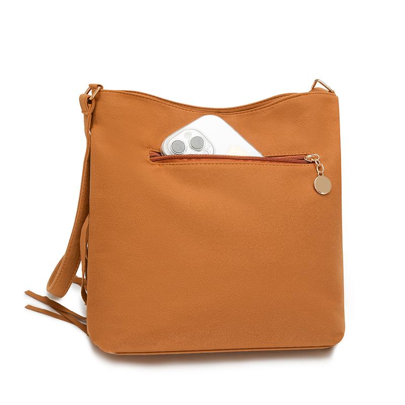 Tassel Shoulder Bag Women's Tote Bag Vintage Large Capacity Crossbody Bag