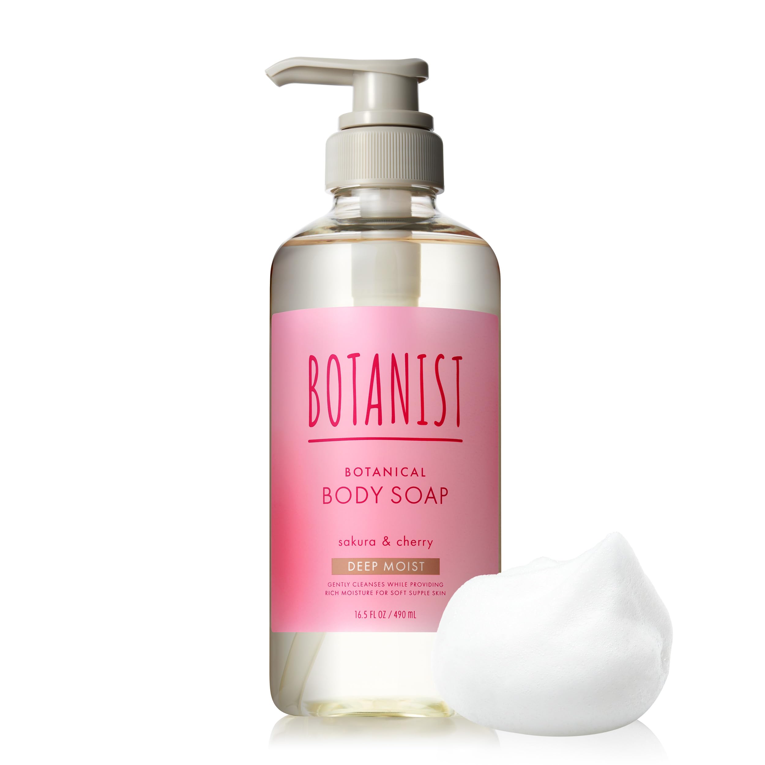 

[2025 Spring Limited Edition] BOTANIST Body Soap Deep Moist Sakura & Cherry Scent