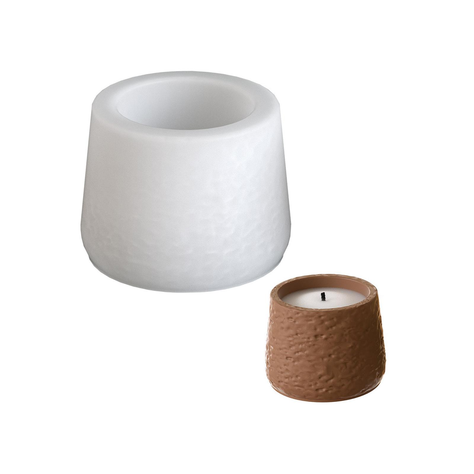 

Силиконовая форма для свечей, Формы для стаканчиков для свечей, Цилиндрическая форма для подсвечника, Форма для гипса, Формы для кашпо для суккулентов, Декоративные формы