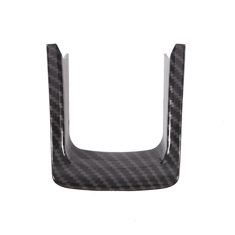 For Land Rover Range Rover Evoque 2012-2018 ABS Carbon Fiber Car Steering Wheel Decorative Frame Sticker Car Accessories