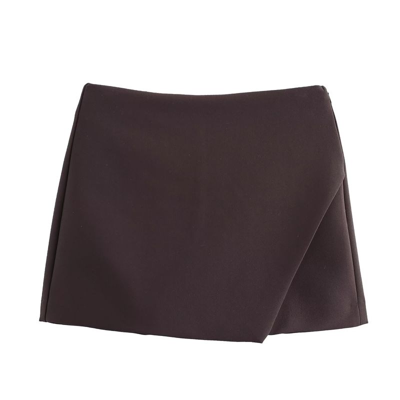 Kaslead New Arrival Women's Fashion Style Fashion Minimalist Versatile Asymmetric Culottes 3152532