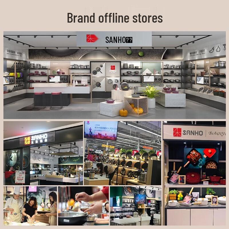 Sanhe Nitrided Lightweight Iron Wok