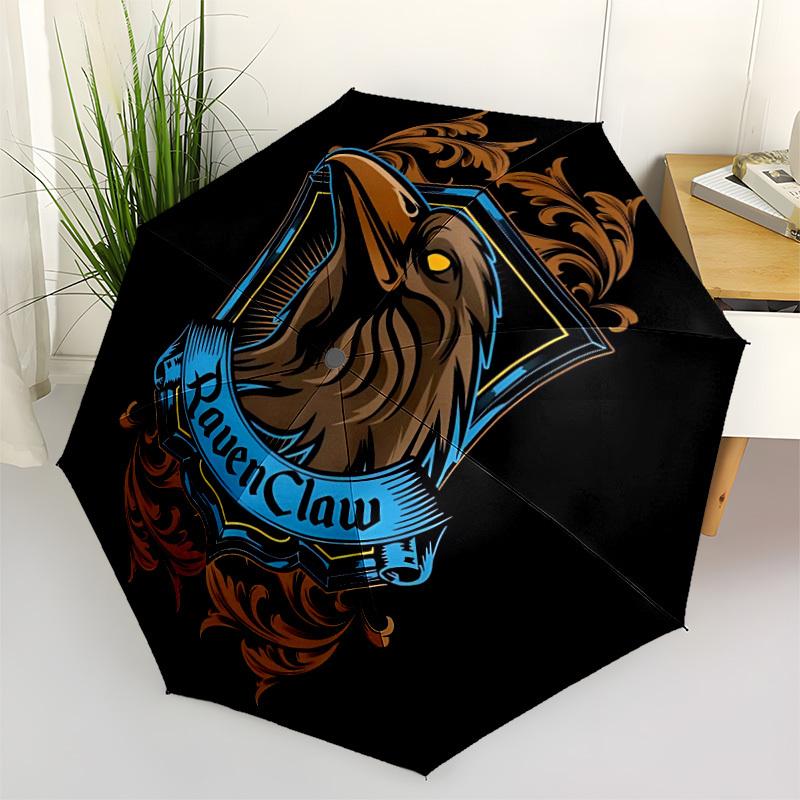 1pc RavenClaw Crest Automatic Open/Close Umbrella, Christmas Gift for Men Women, Daily Travel Outdoor Use yy251101222