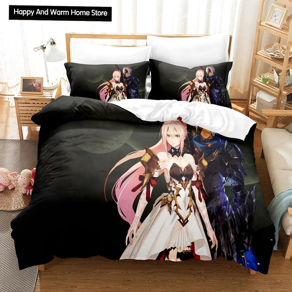 Hot Game Tales Of Arise Bedding Set Modern 3D Print Comforter Duvet Cover Pillowcases Duvet Cover Queen Single Size Dropshipping