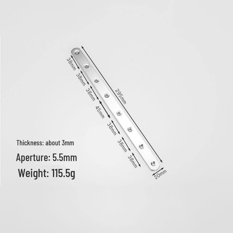 Stainless Steel Flat & L-Type Angle Bracket Reinforcement Connector