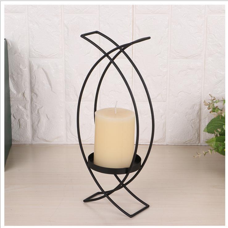 European Wrought Iron Candelabra Ornament