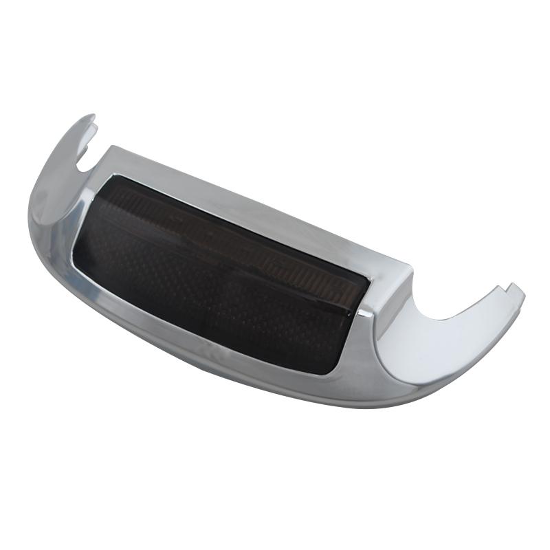 Motorcycle Accessory Front Fender Tip Light Chrome Mudguard Light ABS Plastic For Electra Glide Ultra Limited FLHTK 2014-2023