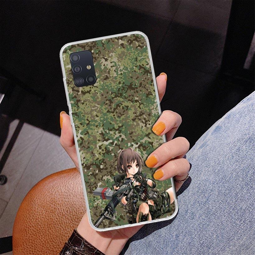 Camouflage Military Phone Case For Samsung Galaxy A52 A32 A22 A12 A51 A31 A50S A30S A20S A10S Note 20 Ultra 10 Plus S10 A72 A71