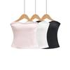 Spicy Girl Off-the-Shoulder Padded Bandeau Top: Slim Fit, Sleeveless Summer Vest