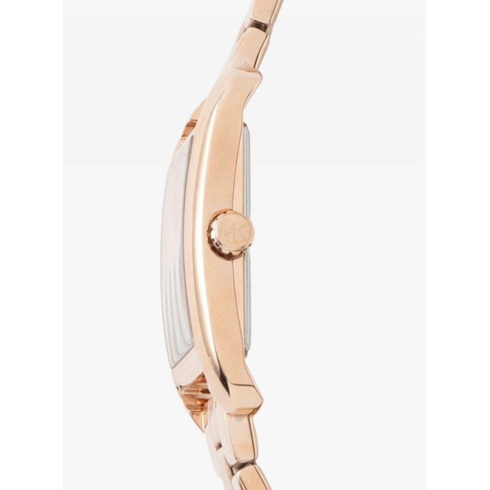 Michael Kors Monroe Square Metal Watch Mko1032622 Rose Gold