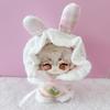 Plush Toy Bunny Ear Kigurumi and Bunny Ear Shoes Set for 10-15cm Plush Toys, Pink [Used]