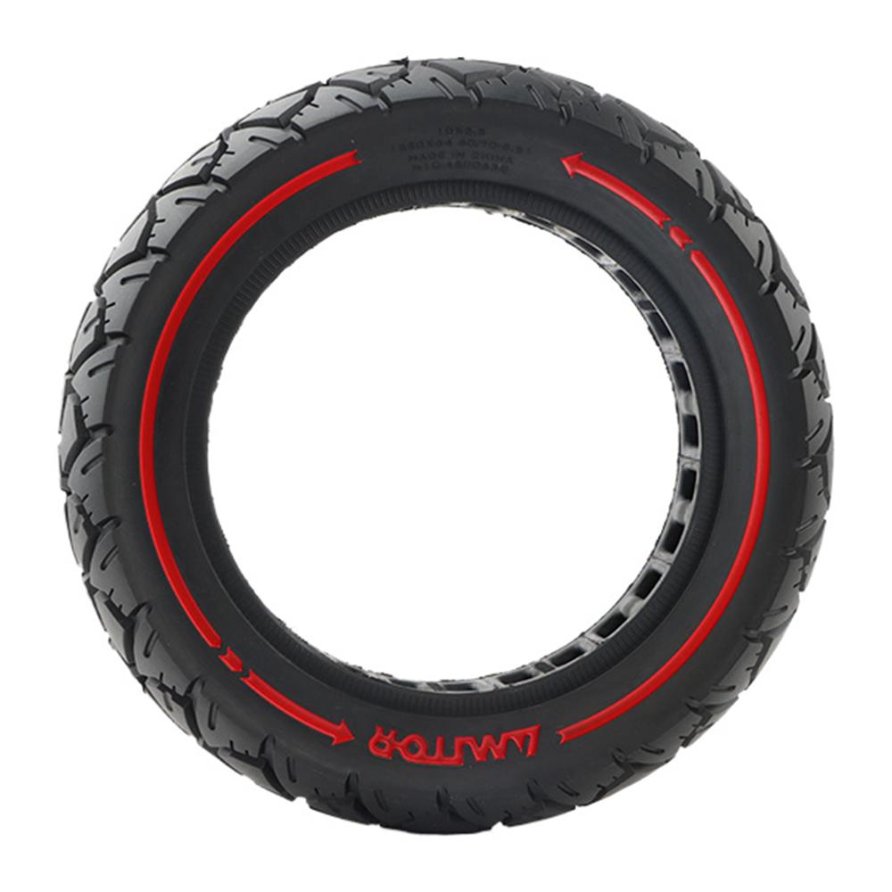 

AIMITE 10 Inch Anti-Slip Rubber Tire 45mm Tread Grooves Electric Scooter Off-Road Solid Tire A