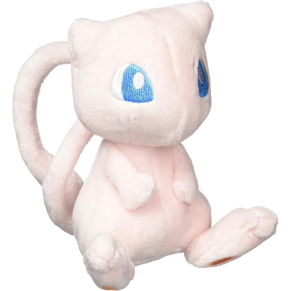Pokmon Center Original Pokmon Fit Mew Plush Toy 12x11x7 cm Soft Stuffed Animal