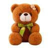 Cute Flower Ribbon Teddy Bear Plush Toy - Colorful Bear Doll Gift for Valentine's Day