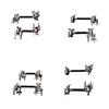 Multi-functional Drum Rack Extension with Double Head Tom-tom and Universal Clamp for Percussion Instruments