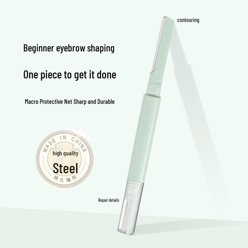 Wu Fu Dual-Headed Eyebrow Trimmer: Anti-Scratch, Beginner-Friendly & Unisex