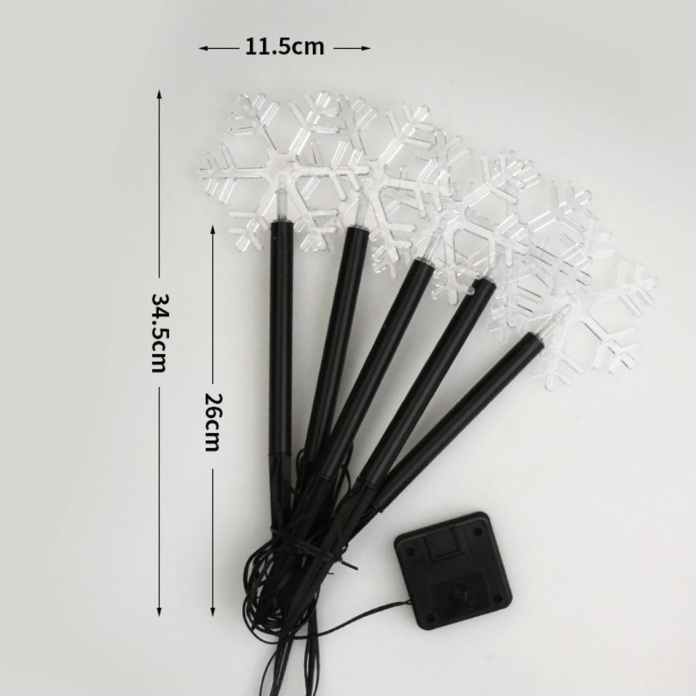 5Pcs/Set LED Christmas Stake Lights Waterproof Outdoor Christmas Lights For Yard