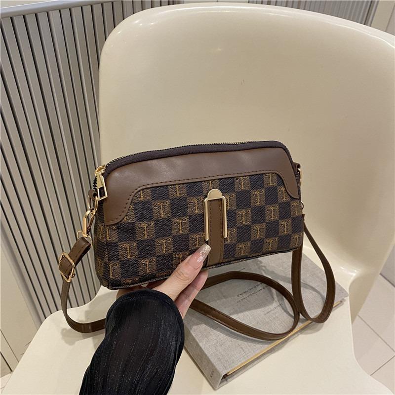 Bag women's fashion new high-end portable women's bag casual versatile square bag shoulder messenger bag
