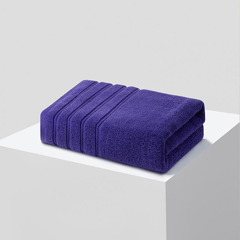 Yougang Multi-color Pure Cotton Bath Towel Square Towel Household Plain Color A Soft Absorbent Gift Three-piece Set