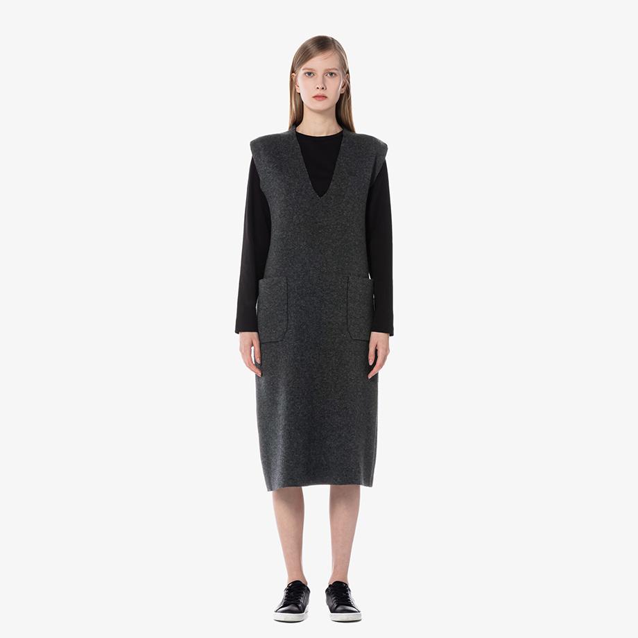 [lacoste] Women's V-Neck Sleeveless Dress EF194E-54N050