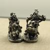 Cartoon Desktop Copper Soldier Decoration Ornaments Retro Dwarf Legionnaire Cavalry Model Figure Toys