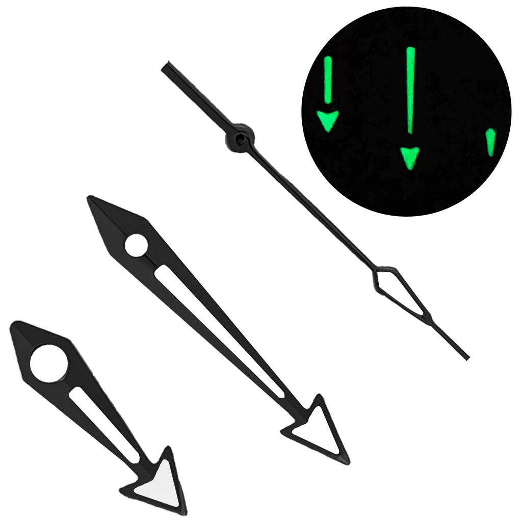 Watch Hands Fit NH34 NH35 NH36 7S26 7S36 4R35 4R36 Movement Green Luminous Silver Black Orange Gold