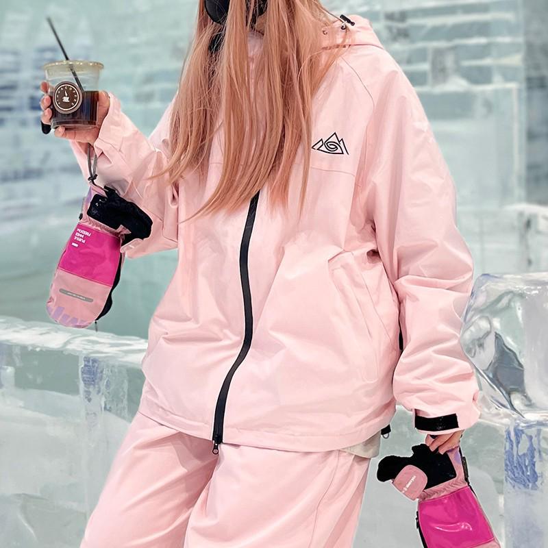 

Unisex Plus Size Black Ski Suit Set with Velcro Closure - Warm Pants and Jacket 3XL
