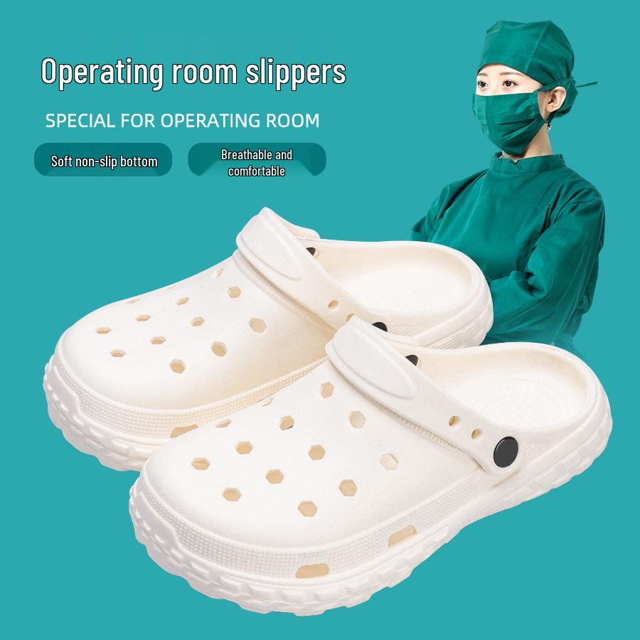 

Обувь EVA 2025 с нескользящей толстой подошвой: Мужская и женская одежда для улицы/медсестры, комфорт для вождения 40-41 Suitable for 39-40