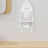 Wall Mounted Ironing Board Rack Stainless Steel Iron Holder Organizer for Bedroom Closet Laundry Space Saving