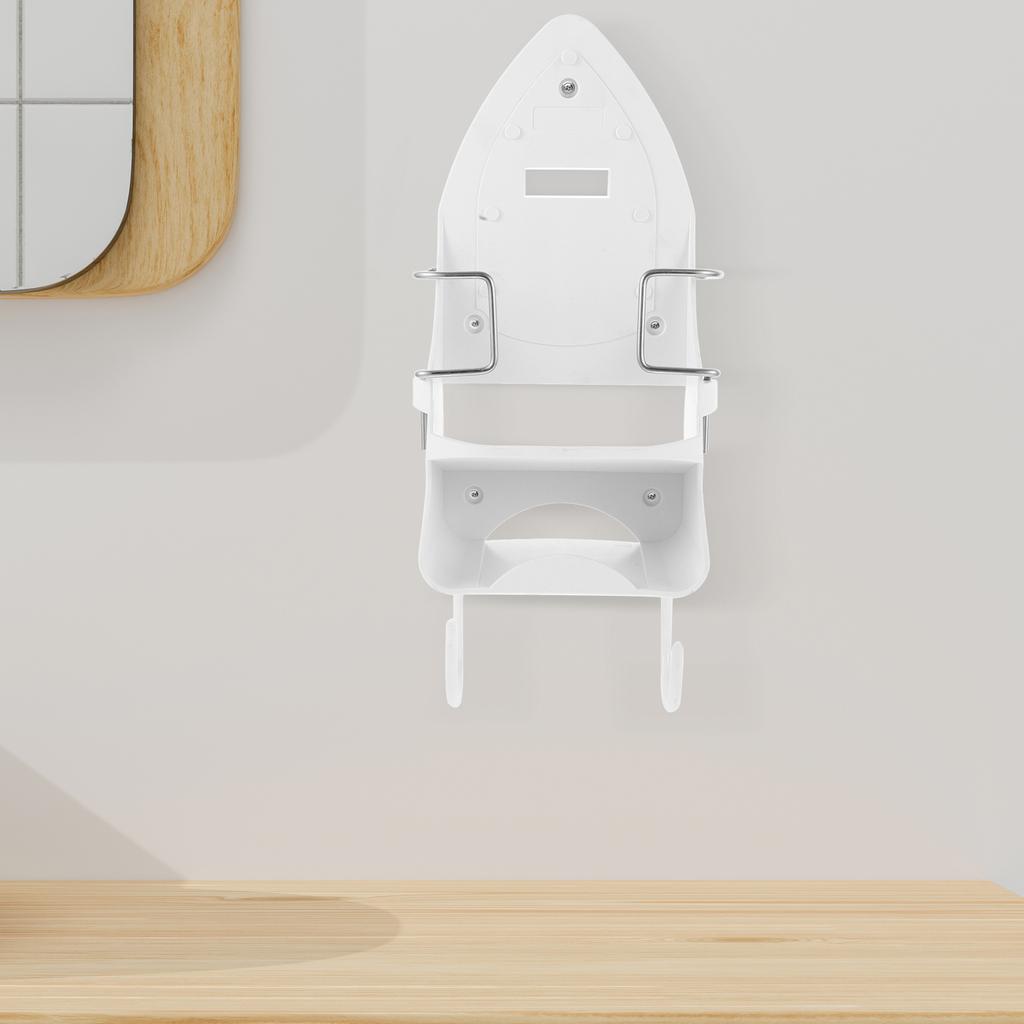 Wall Mounted Ironing Board Rack Stainless Steel Iron Holder Organizer for Bedroom Closet Laundry Space Saving