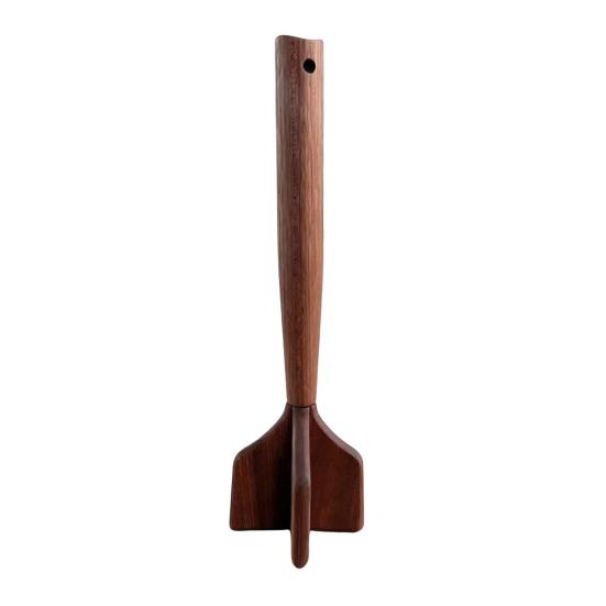 

Wooden Meat Masher Potato Crusher Heavy-Duty Mincing Tool for Ground Burgers Vegetables Ergonomic Handle Essential Kitchen Utensil for Home Cooking B