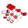 Electrical Lockout Tagout Kit with Circuit Breaker Lock Hasps Loto Tags Safety Padlocks Keys for Industrial Chemical
