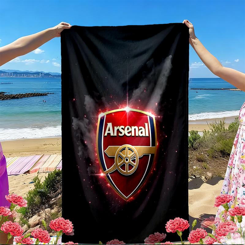 Football team.C Print Beach Towel, Versatile Lightweight Absorbent Beach Towel for Pool Surf Yoga Bathroom, Perfect Birthday Holiday Gift