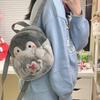 Pinguino Cartoon Goth Harajuku Zaino Donna carina Jk Girl Ita Borsa Borsa per bambole Borsa antidolore Action Figure Peluche Mini Borsa da scuola piccola