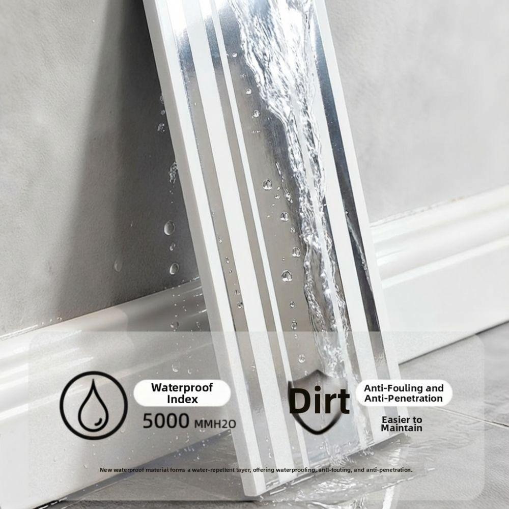 Thickened Self-Adhesive Skirting Board Waterproof Anti-Collision Removable Wallpaper Sticker PVC Marble Pattern