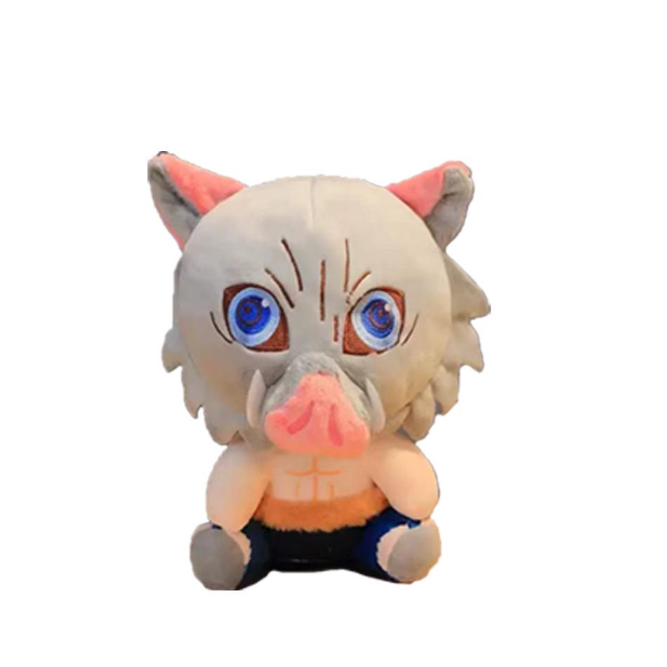 20cm Japon Demon Slayer Peluş Bebekler Sevimli Anime Kimetsu No Yaiba Kamado Tanjirou Nezuko Zenitsu Kyoujurou Oyuncaklar Çocuk Hediyeleri