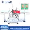 ZS-SL25 Auto Square Bottle Labeling Machine Wrap-Around Sticker Label Applicator for Cosmetic, Food & Pharmacy Bottles