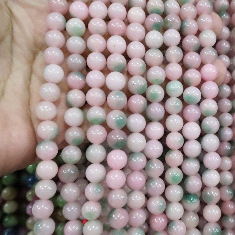 Optimized Colored Natural Stone Round Beads for DIY Jewelry Accessories