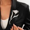 Suit Charm Deco Flower Bud Brooch Zinc Zinc Alloy Clothing Pin Accessories Romantic Tulip Brooch  Woman