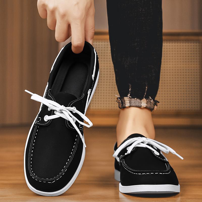 Fashion Stylish Business Male Loafers Brand Slip On Casual Flats New Leather Dress Boat Shoes for Man Moccasins Breathable Dress Shoes