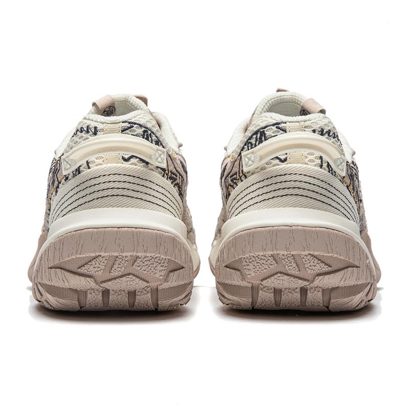 Li Ning CF Trail Series Pohodlné Všestranné Tlumící Odolné Nízké Lifestylové Ležérní Boty Unisex Ležérní Boty Off-White Černá AGLU149-3