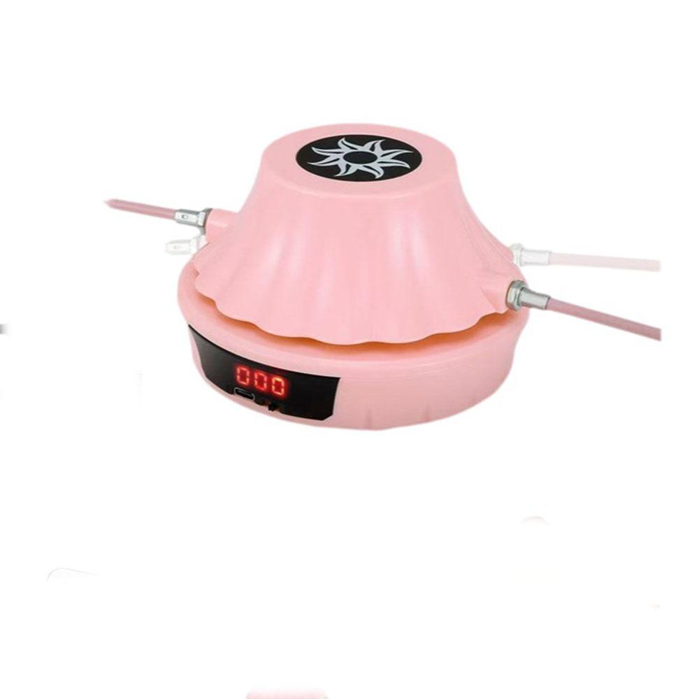 LED Display Electric Jump Rope Remote Control Automatic Jump Rope Skipping Rope Machine  For Kids розовый