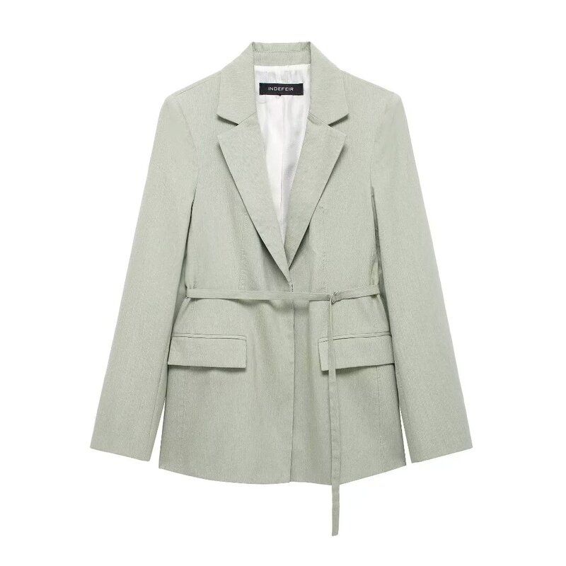 Fashion Style 2024 Summer New Arrival Women's Temperament Wild Thin Belt Suit Outwear High Waist Shorts 3015134