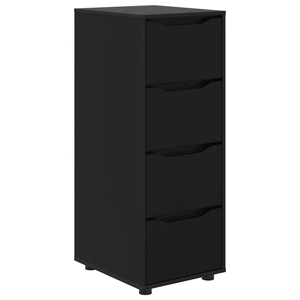 Storage Cabinet Black 40 x 48 x 105 cm Particleboard