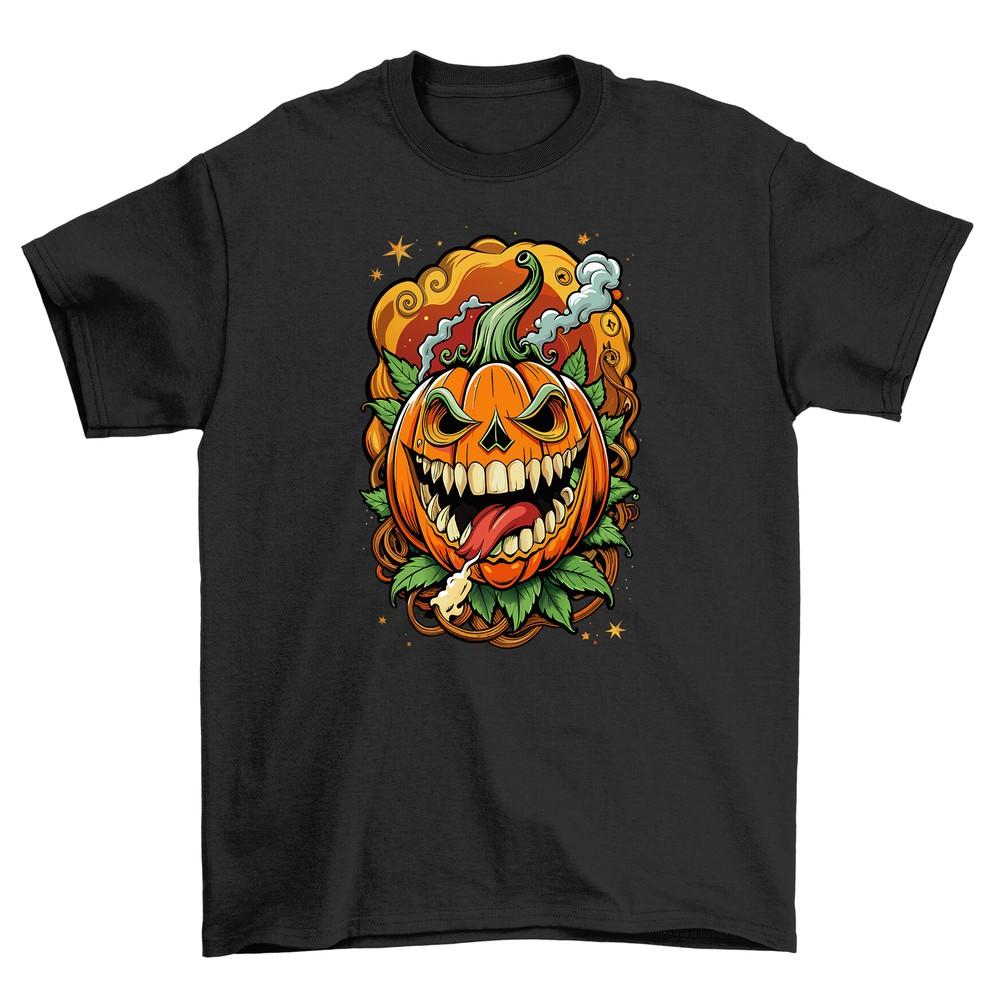 Halloween_226 Jack-o'-Lanter N T-Shirt - Spookily Funny! Unisex Printed Design, P
