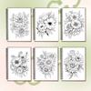 Women's Spiral Colouring Book - 30 Sheet Adult Colouring Book, 11.2x 8.3inch, 100gsm Thick Paper, Drawing Book, Gift of Recovery