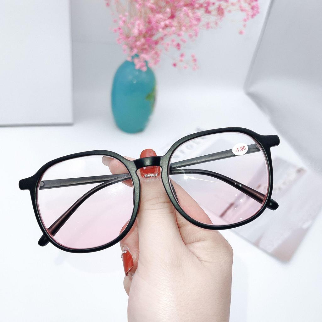 Trendy Douyin Blush Prescription Glasses for Women - Stylish Black Frame with High-Value Appeal