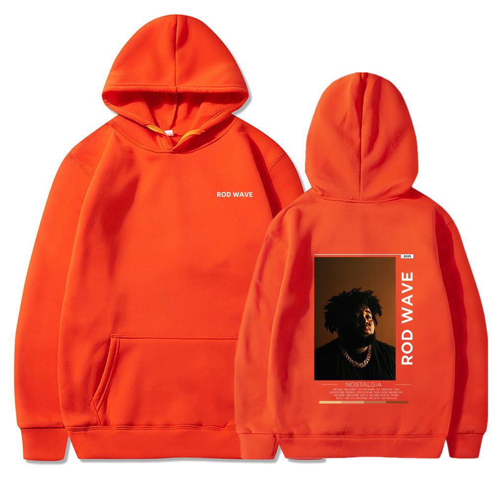 Rod Wave Nostalgia Essential Hoodies Men Women Hooded Sweatshirts Fashion Hip Hop Casual Pullovers Autumn Boys Girls Black Streetwear Hoodie